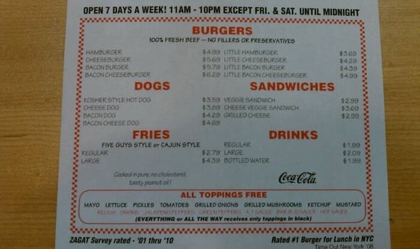 Menu photo 3 Five Guys Pleasant Hill, CA Menu photo 3 Five Guys Pleasant Hill, CA