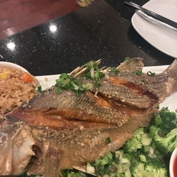 Grace's Steak & Seafood - Crispy Fragrant Salt and Pepper Whole Fish - Asian Fusion Near Me - Bowie, Maryland