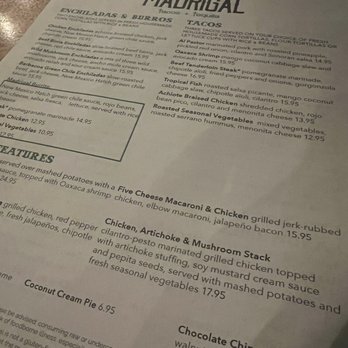 Cocina Madrigal - Menu - Tacos Near Me - Phoenix, Arizona