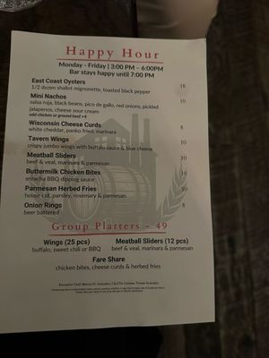 Menu photo 3 The Malt House New York, NY Menu photo 3 The Malt House New York, NY