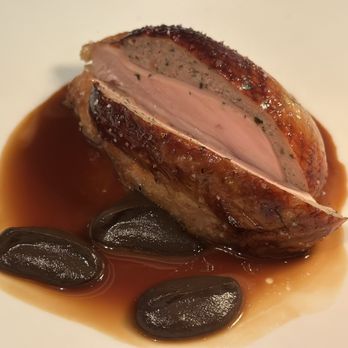 Maass - Brioche stuffed chicken, with black truffle and foie gras jus - Wine Bars Near Me - Fort Lauderdale, Florida Maass - Brioche stuffed chicken, with black truffle and foie gras jus - Wine Bars Near Me - Fort Lauderdale, Florida