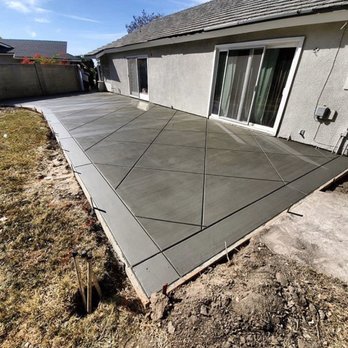 Concrete & Masonry Construction - Concrete pad with diamond pattern - Artificial Turf Near Me Concrete & Masonry Construction - Concrete pad with diamond pattern - Artificial Turf Near Me
