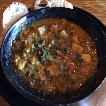 Chimera - Red pepper, tomato, potato, and kale soup - Coffee & Tea Near Me - Tulsa, Oklahoma Chimera - Red pepper, tomato, potato, and kale soup - Coffee & Tea Near Me - Tulsa, Oklahoma