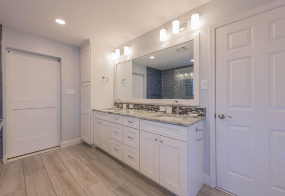 Bathroom Remodel 2022 - This is a complete bathroom remodel we did March 2022. Our team designed and reconstructed the bathroom the match exactly what the customer had envisioned.