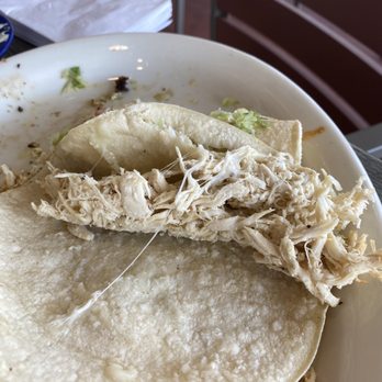 Chuy's - The white chicken inside the "Chicka-Chicka Boom-Boom" without boom-boom because I subbed for a different sauce which is on the side. - Tex-Mex Near Me - Carmel, Indiana Chuy's - The white chicken inside the "Chicka-Chicka Boom-Boom" without boom-boom because I subbed for a different sauce which is on the side. - Tex-Mex Near Me - Carmel, Indiana