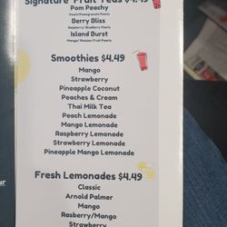 Cafe KC - Menu