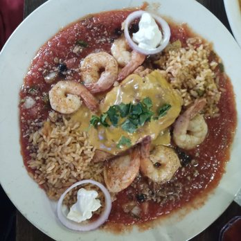 Molly's La Casita - Chili relleno and shrimp Mexicano - Tex-Mex Near Me - Memphis, Tennessee