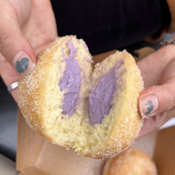 Fuji Bakery - ube malasada - Bakeries Near Me - Seattle, Washington