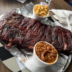 Smokin Butt BBQ - Rack of Half Rack of Smoked Ribs