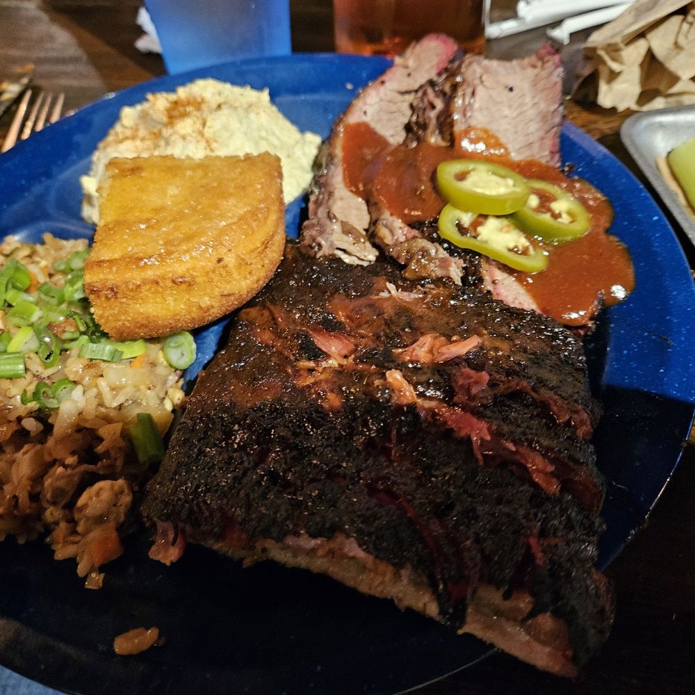 Dinosaur Bar-B-Que - Ribs and brisket combo - Barbeque Near Me - Troy, New York Dinosaur Bar-B-Que - Ribs and brisket combo - Barbeque Near Me - Troy, New York