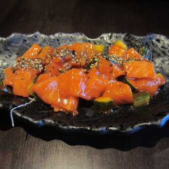 Sushi Mura - Spicy Salmon Sashimi - Japanese Near Me - Vancouver, British Columbia Sushi Mura - Spicy Salmon Sashimi - Japanese Near Me - Vancouver, British Columbia