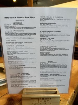 Menu photo 5 Prospector's Pizzeria & Alehouse Denali, AK Menu photo 5 Prospector's Pizzeria & Alehouse Denali, AK