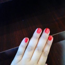 Paradise Nails & Spa - My camera phone is not so good but the nails are beautiful you can tell either way