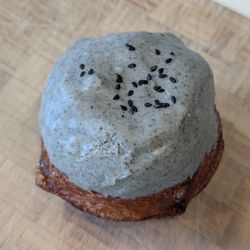 Origin Bakery - Dipped Black Sesame Kouign-Amann
