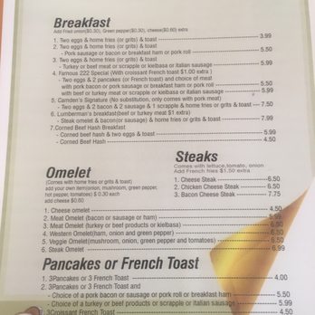 Camden Seafood - the menu for camden breakfast - Breakfast & Brunch Near Me - Camden, New Jersey