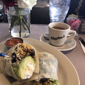 Clayton's Coffee Shop - Cha cha burrito - Coffee & Tea Near Me - Coronado, California Clayton's Coffee Shop - Cha cha burrito - Coffee & Tea Near Me - Coronado, California