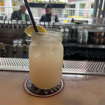Biergarden Encinitas - Lavender lemonade mocktail by Ashley, one of their bartenders - I asked her for a good mocktail and this is delicious! - New American Near Me - Encinitas, California