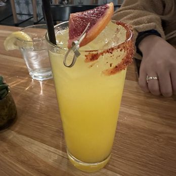 The Cut - mangoloma:  Altos plata, mango, Giffards pamplemouse, lime, soda - Cocktail Bars Near Me - Rancho Cucamonga, California