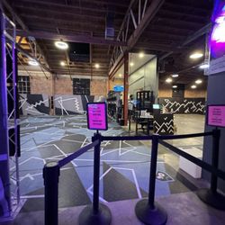 Player One VR World - Entrance to the free roam VR rooms