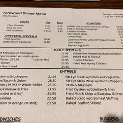 Fernwood Restaurant - September 2025