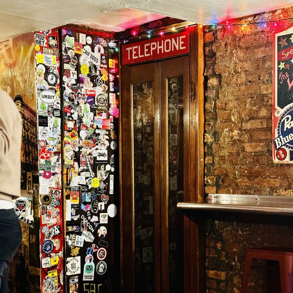 Crif Dogs - Secret door to a speakeasy. You need a password. Make reservations on their website. - Hot Dogs Near Me - New York, New York