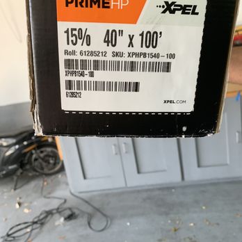 Tint Boss - I made worker show me the label for tint film prior to starting corrective work on his mistake to match the back tint prior - Car Stereo Installation Near Me - Davie, Florida