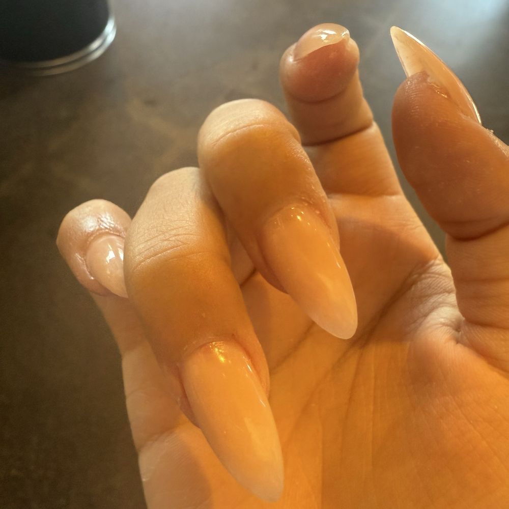 LG Nails & Spa - my nail that she drilled into by the cuticle on my ring finger - Nail Salons Near Me - Cypress, California LG Nails & Spa - my nail that she drilled into by the cuticle on my ring finger - Nail Salons Near Me - Cypress, California