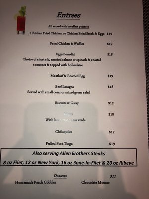 Menu photo 5 Keller Chophouse Keller, TX