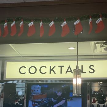 Silver Diner - Stockings from the employees being displayed for Christmas - Diners Near Me - Fredericksburg, Virginia
