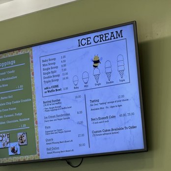 Revival Ice Cream - Digital display showing the prices of various ice cream options - Ice Cream & Frozen Yogurt Near Me - Monterey, California Revival Ice Cream - Digital display showing the prices of various ice cream options - Ice Cream & Frozen Yogurt Near Me - Monterey, California