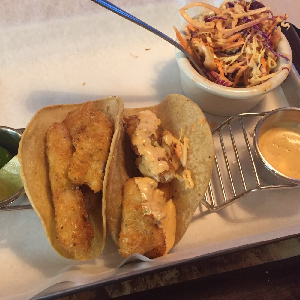Del Barrio Cafe - Baja Style Fish Tacos (minus the one we already ate...food this good doesn't stick around for photos) - Mexican Near Me - Midvale, Utah