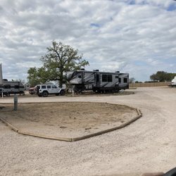 Freedom Lives Ranch RV Resort - Wide roads leading to pull through sites