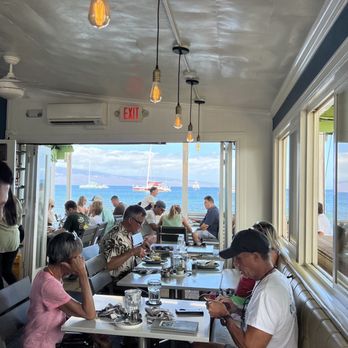 Mala Ocean Tavern - View from inside - Seafood Near Me - Lahaina, Hawaii