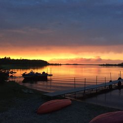 Beautiful sunset at Pine Grove Lodge!