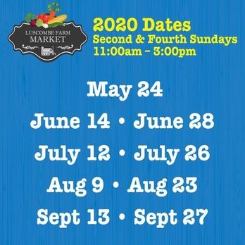 Luscombre Farm - 2020 Dates - Specialty Food Near Me - Anna, Texas
