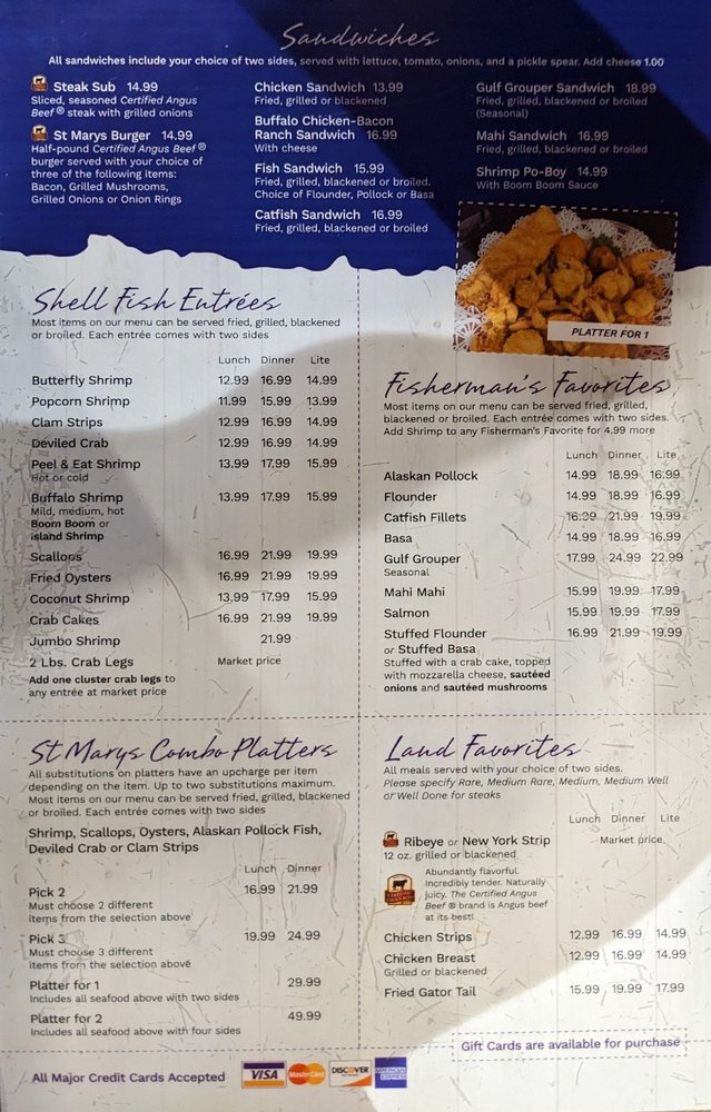 St Marys Seafood & More