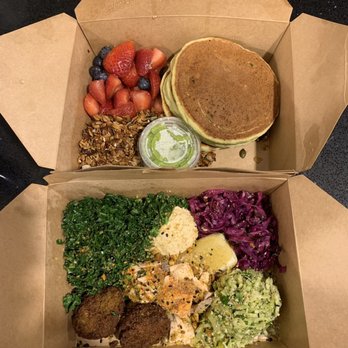 Blueys Kitchen - The Bowl Formerly Known As.. and Sweet Squash Pancakes. So delicious! - Cafes Near Me - Santa Monica, California