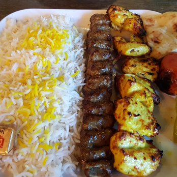 AZ Kabob House - Chicken Soltani with all rice - Persian/Iranian Near Me - Phoenix, Arizona