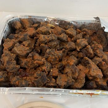 Lynda's African Delicacies - Beef or goat stew. Meat was super dry and tough to chew on. - African Near Me - Irvine, California