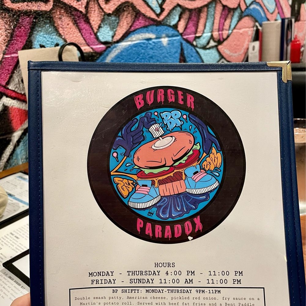 Burger Paradox - Menu cover - Burgers Near Me - Duluth, Minnesota Burger Paradox - Menu cover - Burgers Near Me - Duluth, Minnesota