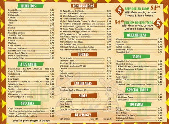 Menu photo 6 Los Amigos Mexican Food Santee, CA Menu photo 6 Los Amigos Mexican Food Santee, CA