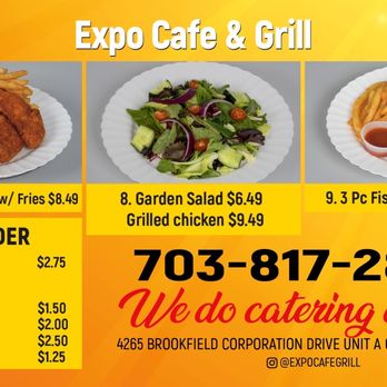 Expo Cafe & Grill - Menu - Halal Near Me - Chantilly, Virginia Expo Cafe & Grill - Menu - Halal Near Me - Chantilly, Virginia