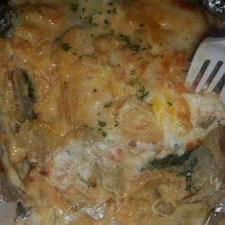 Seafood baked potato (aka sexy papas)
