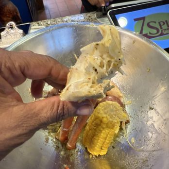 7Spice - Humble - You can see the Cayenne pepper even though at first they said it didn't have any on it. - Cajun/Creole Near Me - Humble, Texas