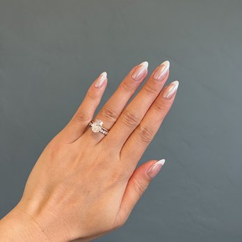 Jennie's Nails - French tip with chrome gel mani - Nail Salons Near Me - San Bruno, California Jennie's Nails - French tip with chrome gel mani - Nail Salons Near Me - San Bruno, California
