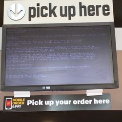 McDonald's - The Windows systems are having a bad day!