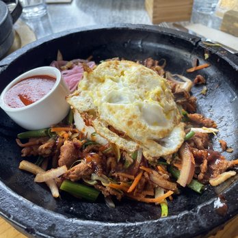 Surisan - Bibimbap bowl with pork - Korean Near Me - San Francisco, California