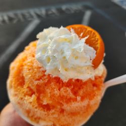 Sno Cafe - Orange Creamsicle Stuffed Sno