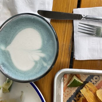 Muchacho - Blue matcha latte - Tacos Near Me - Atlanta, Georgia Muchacho - Blue matcha latte - Tacos Near Me - Atlanta, Georgia