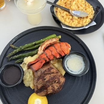Mozambique - Surf n Turf with Macaroni and Cheese - Steakhouses Near Me - Laguna Beach, California Mozambique - Surf n Turf with Macaroni and Cheese - Steakhouses Near Me - Laguna Beach, California